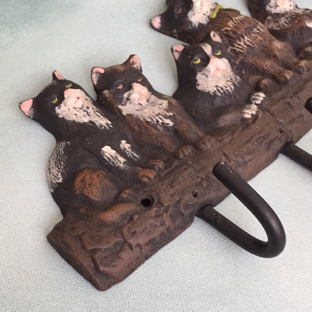 Cat Hanger Rack Cast Iron - Picture 14 of 15